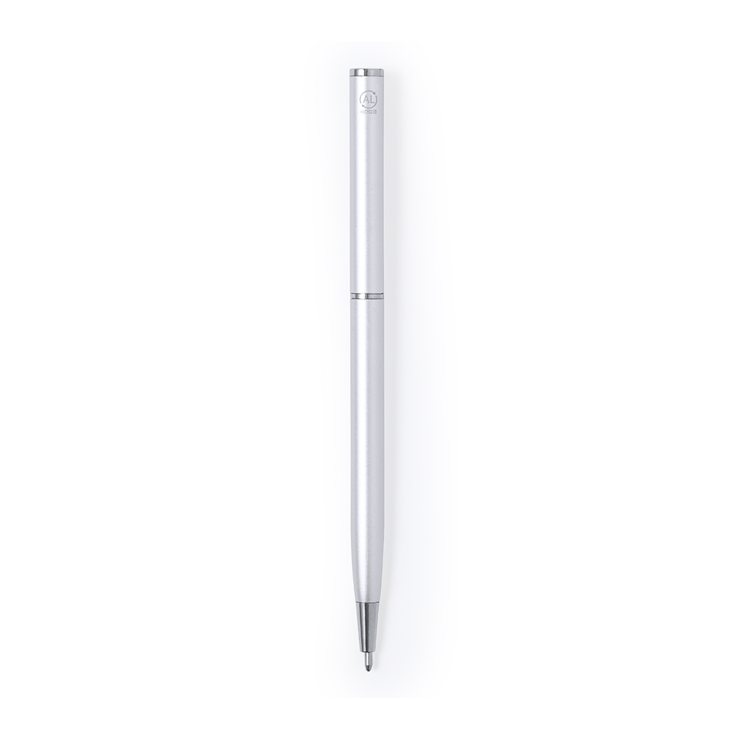 Bolígrafo personalizado Reist de aluminio reciclado certificado - Oficina - Regalo Promocional Personalizado - vista alternativa