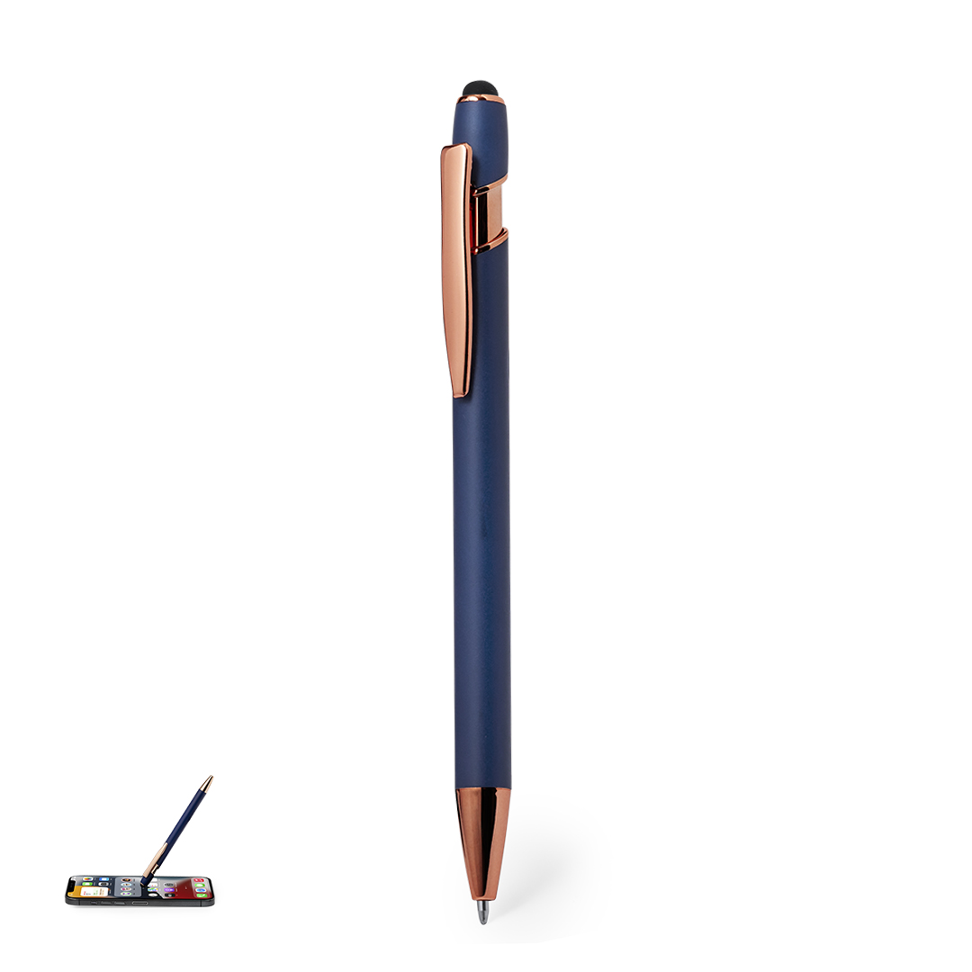 Bolígrafo puntero personalizado Lixor de aluminio con detalles cobre - Oficina - Regalo Promocional Personalizado