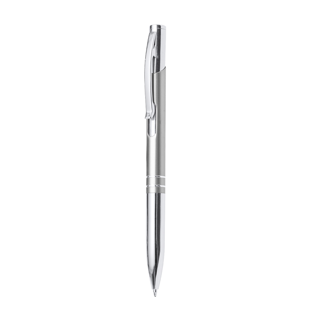 Bolígrafo personalizado Mafei de aluminio troquelado bicolor - Oficina - Regalo Promocional Personalizado