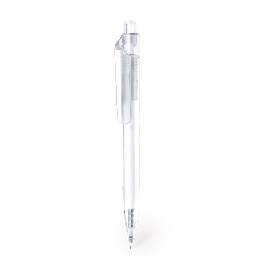 Bolígrafo personalizado Surten de RPET transparente - Oficina - Regalo Promocional Personalizado