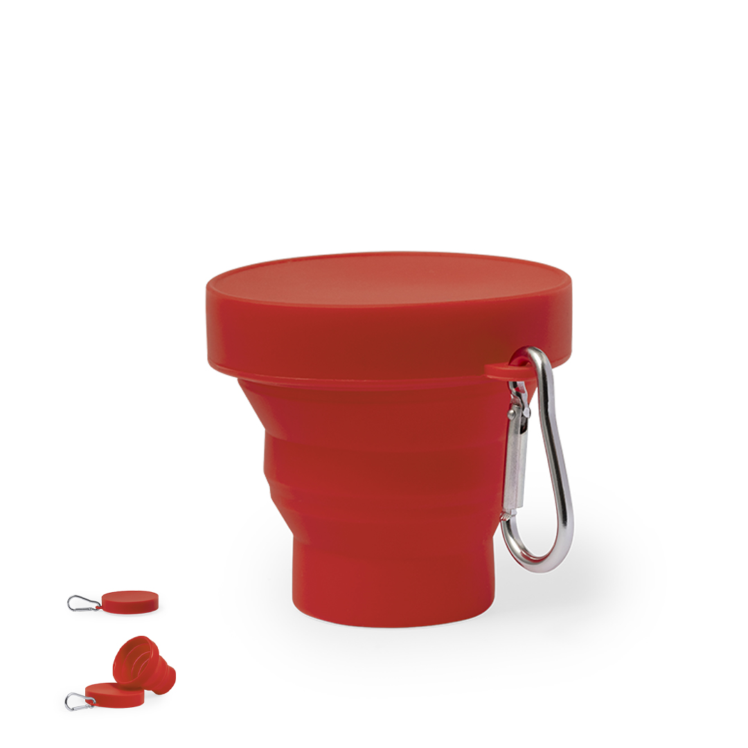 Vaso plegable personalizado Klimt de silicona mate de 160ml - Tazas y vasos personalizados - Regalo Promocional Personalizado