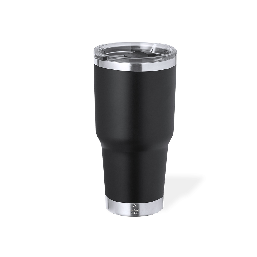 Vaso térmico personalizado Tobey de acero reciclado de 600ml - Termos personalizados - Regalo Promocional Personalizado