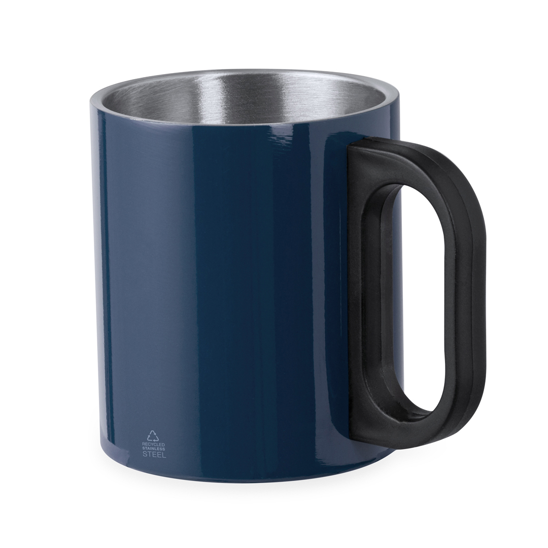 Taza de acero inox reciclado personalizada Korpla de 300ml con doble pared