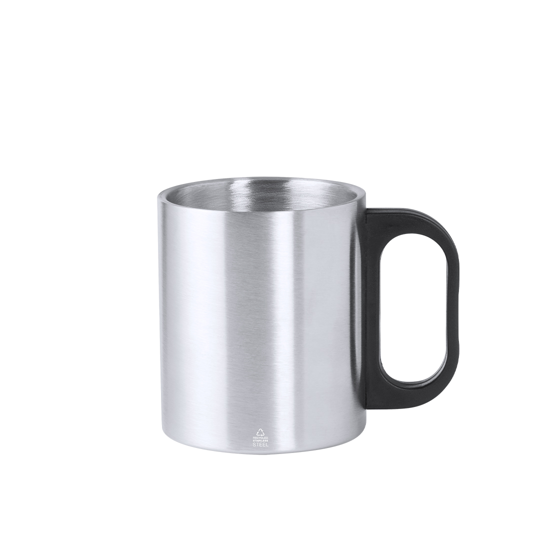 Taza de acero inox reciclado personalizada Korpla de 300ml con doble pared - Tazas y vasos personalizados - Regalo Promocional Personalizado