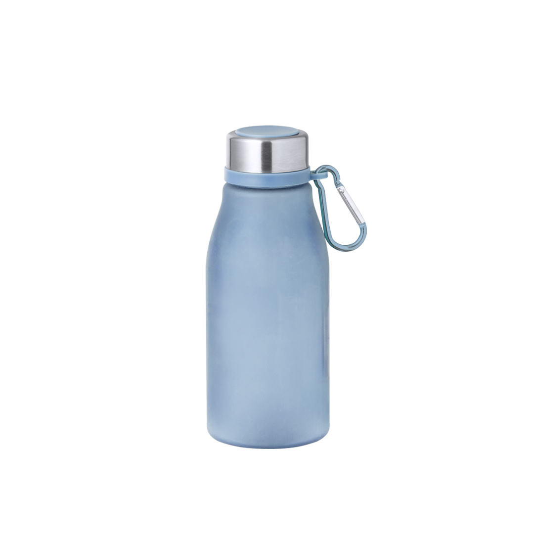 Bidón Katsur 370ml RPET mate mosquetón colores - Tazas y botellas - Regalo Promocional Personalizado