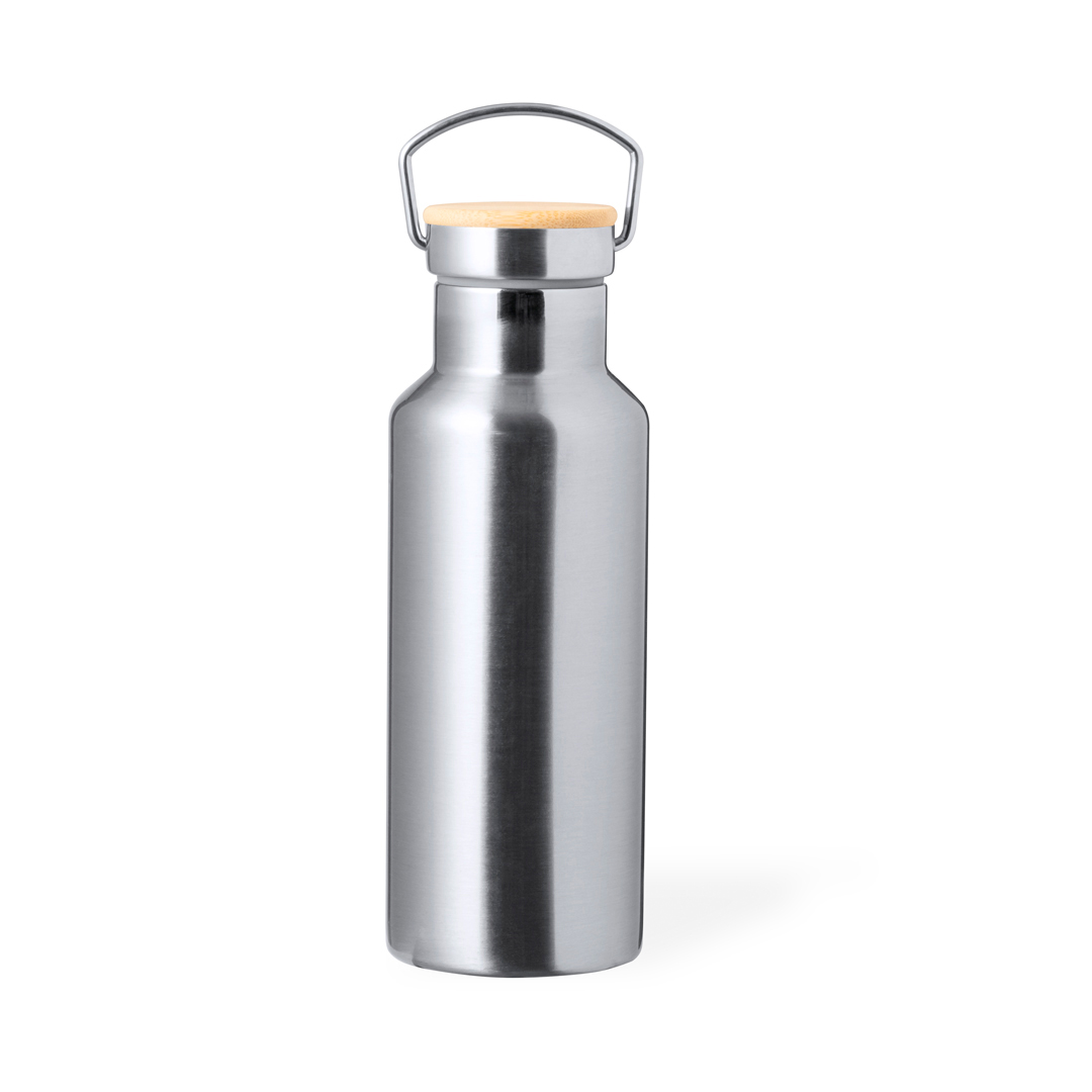 Set personalizado Dickinson bidón y 2 vasos térmicos acero bambú - Tazas y vasos personalizados - Regalo Promocional Personalizado - vista alternativa