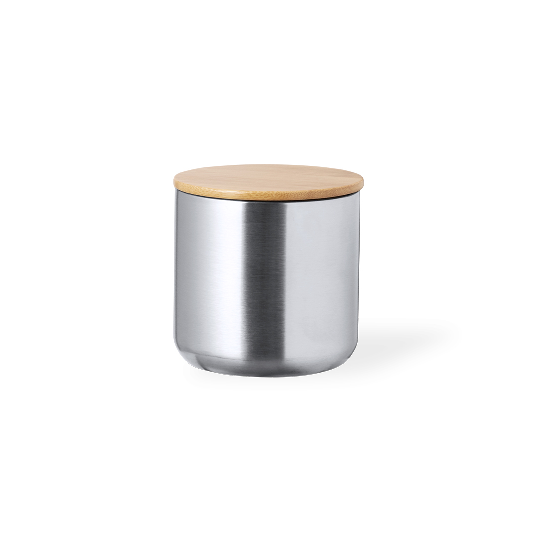 Set personalizado Debris bidón y vaso térmico de acero inox bambú - Tazas y vasos personalizados - Regalo Promocional Personalizado - imagen 5