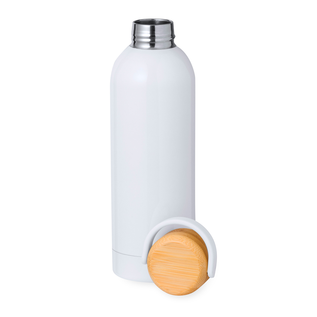 Bidón personalizado Térmico para Sublimación Jano de 500ml con asa superior de agarre - Termos personalizados - Regalo Promocional Personalizado - imagen 3