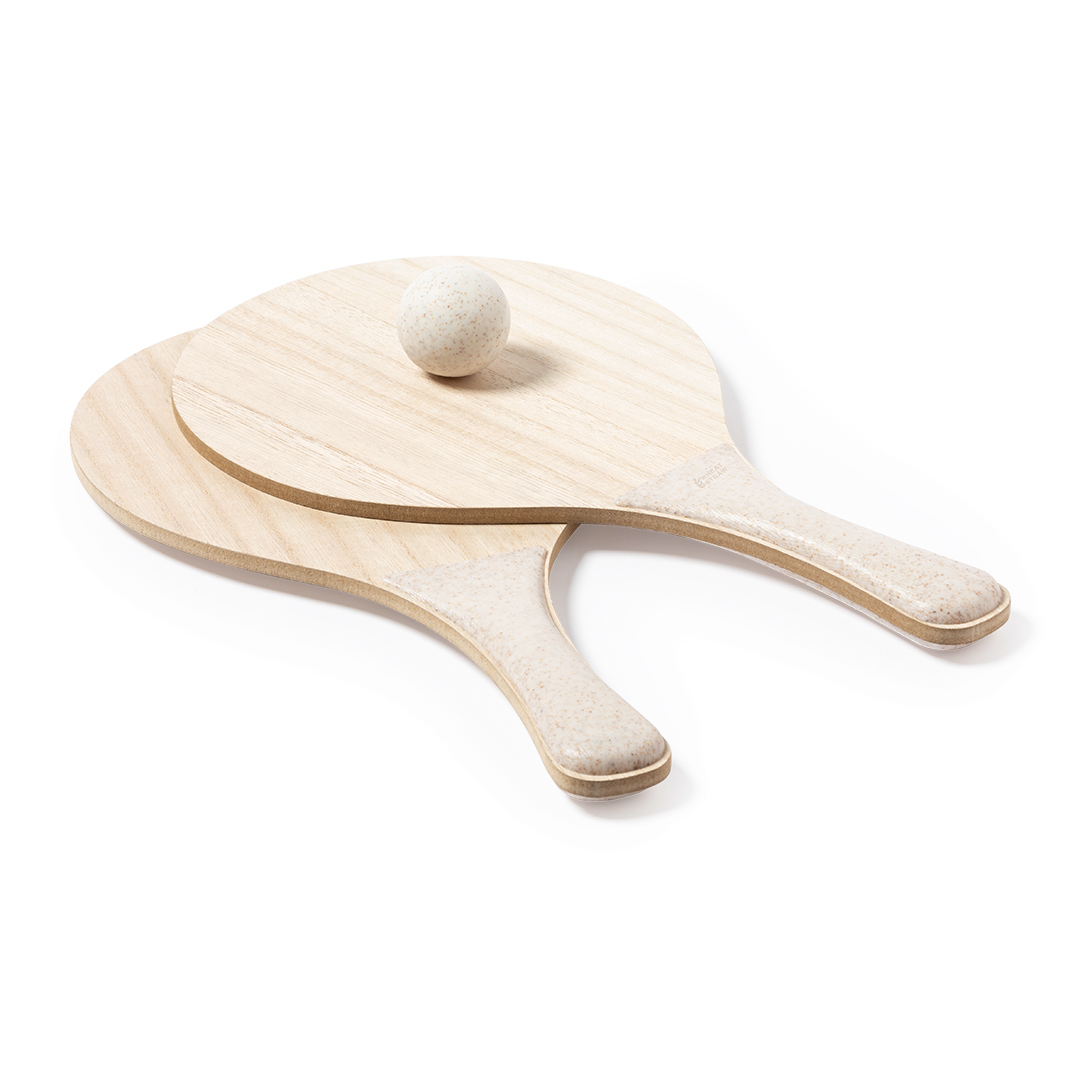 Palas de playa personalizadas sublimación Zaxia de madera caña trigo - Verano - Regalo Promocional Personalizado - vista alternativa