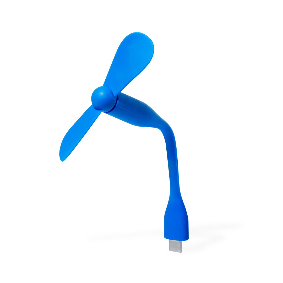 Ventilador personalizado Irvinton flexible con conexión Tipo C
