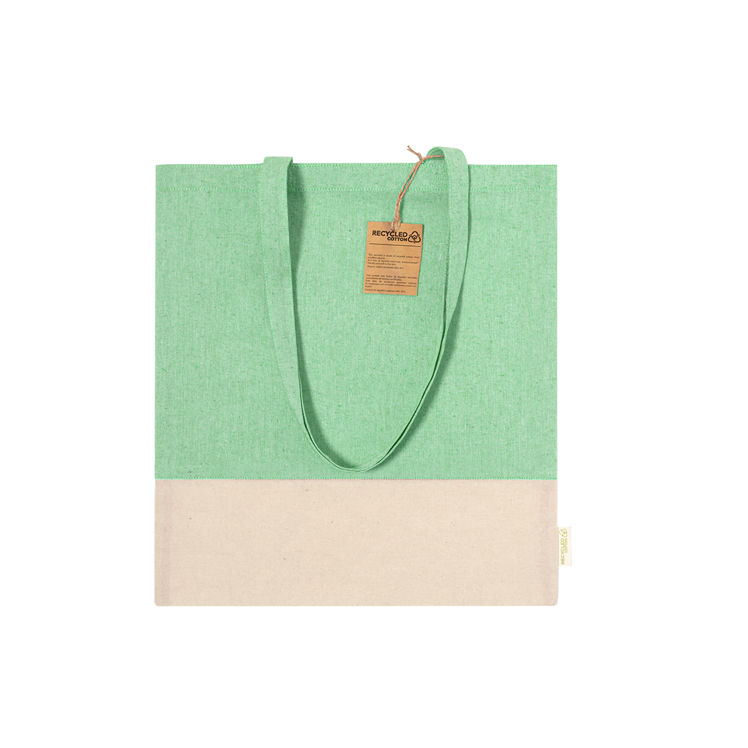 Bolsa personalizada Skadi de algodón reciclado con base natural - Tote Bags personalizadas - Regalo Promocional Personalizado - imagen 3