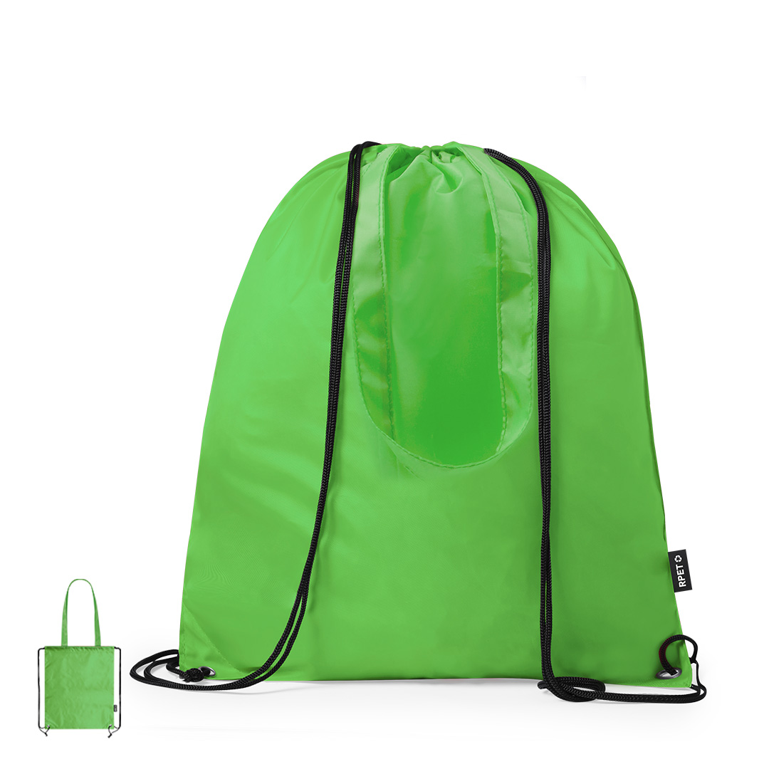 Bolsa mochila de cuerdas personalizada Falyan RPET - Tote Bags personalizadas - Regalo Promocional Personalizado