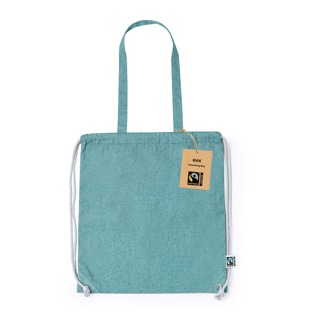 Bolsa mochila personalizada Riak Fairtrade de algodón certificado - Tote Bags personalizadas - Regalo Promocional Personalizado - imagen 5