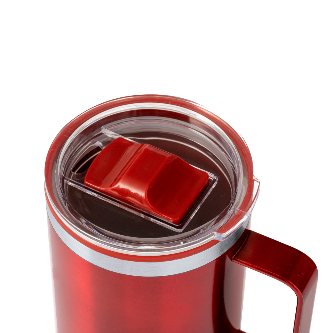 Taza térmica personalizada Suprax de acero inox reciclado metalizado de 400ml - Tazas y vasos personalizados - Regalo Promocional Personalizado - vista alternativa