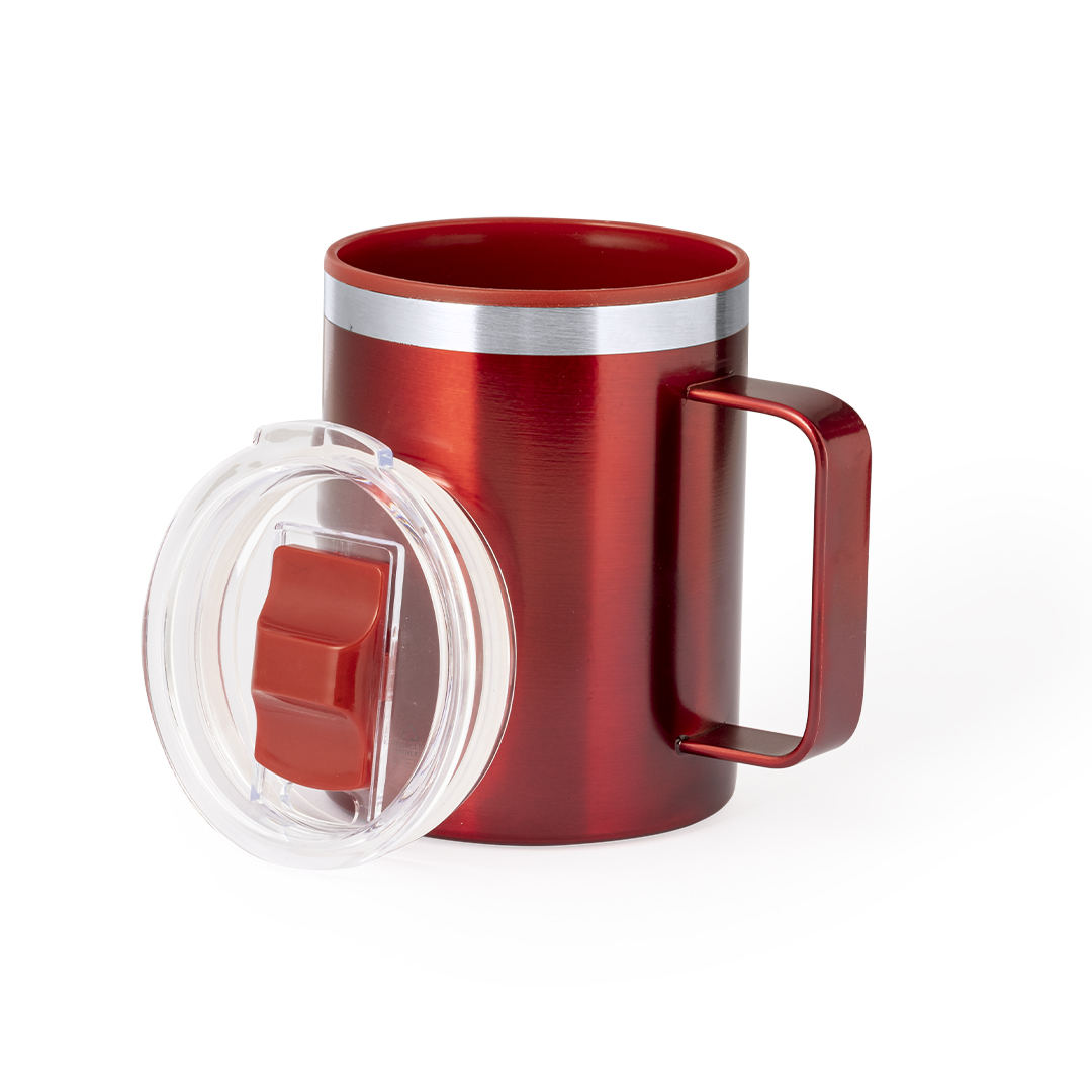 Taza térmica personalizada Suprax de acero inox reciclado metalizado de 400ml - Tazas y vasos personalizados - Regalo Promocional Personalizado - imagen 4