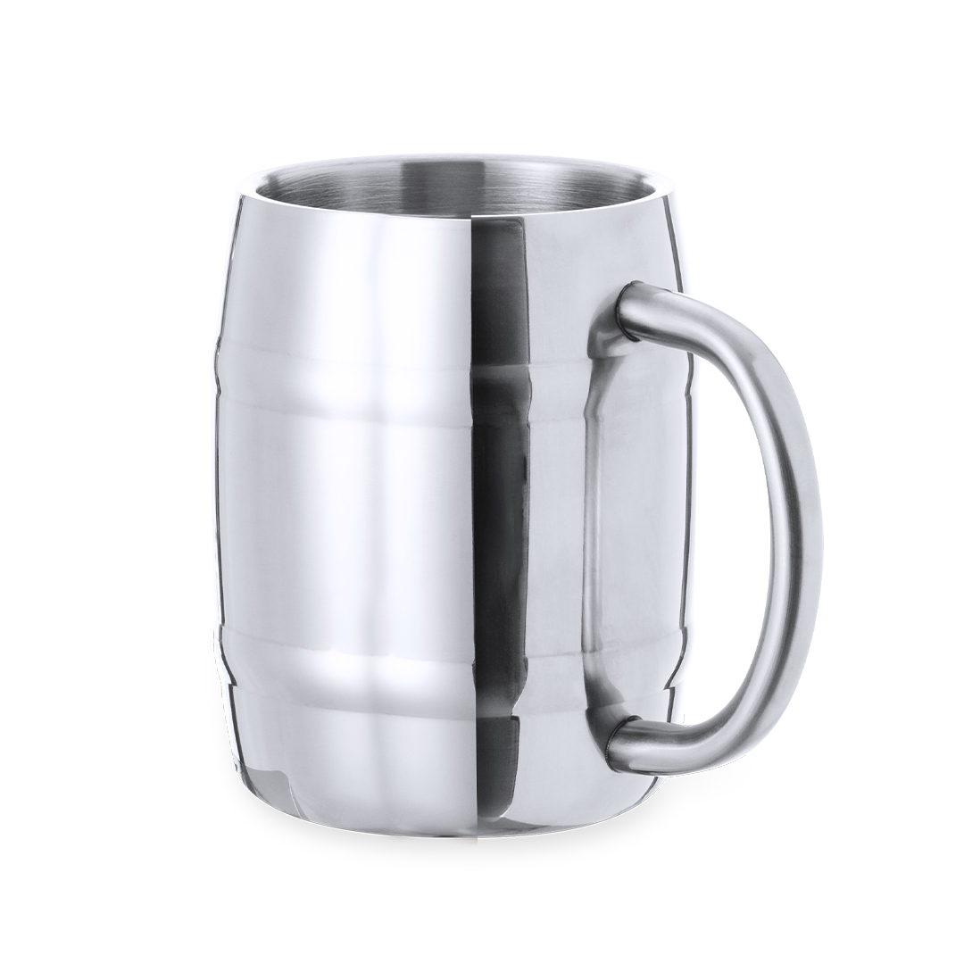 Jarra personalizada Solara de acero inox forma barril 450ml cervecera - Otros accesorios cocina - Regalo Promocional Personalizado - vista alternativa