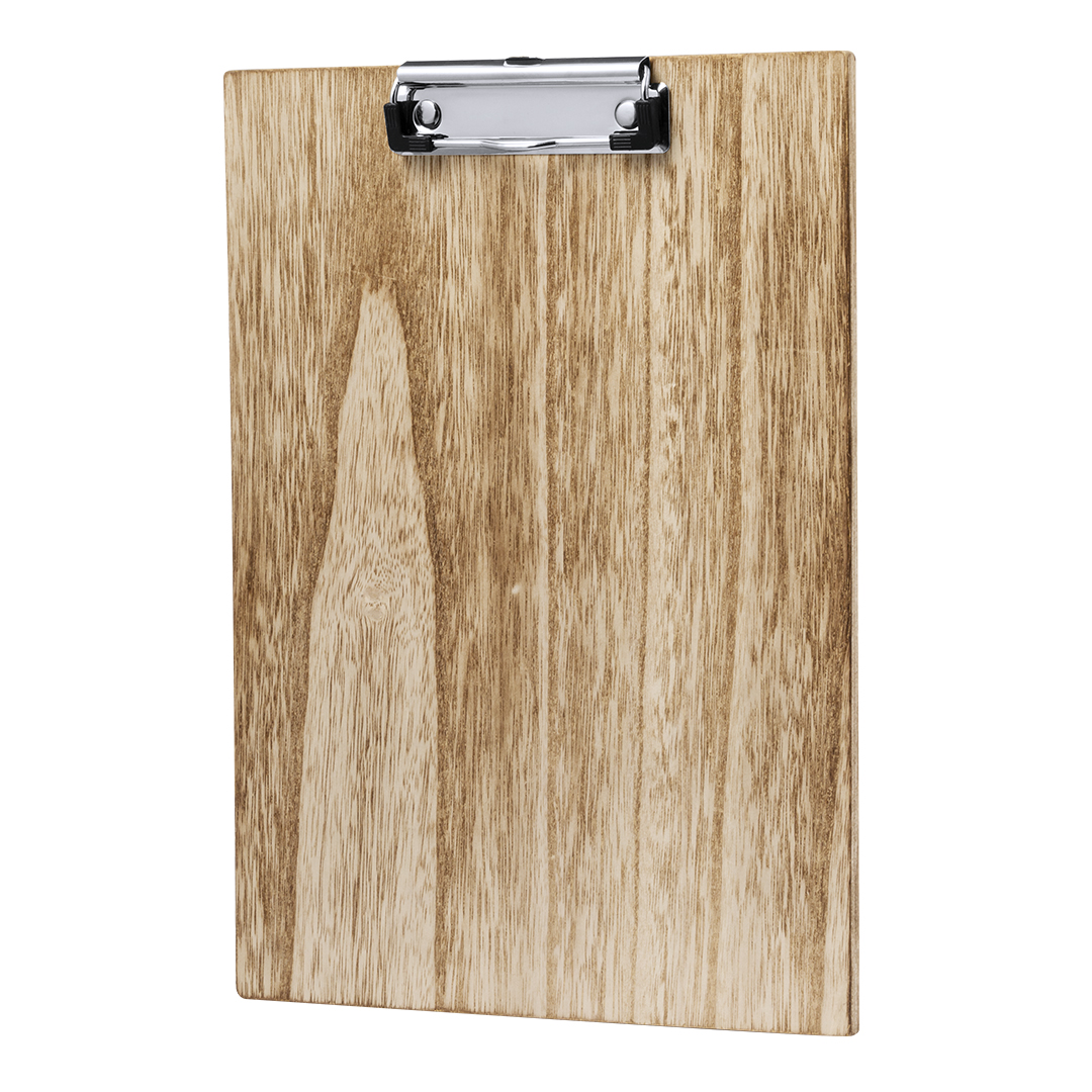 Organizador personalizado Alborix de madera A4 con pinza