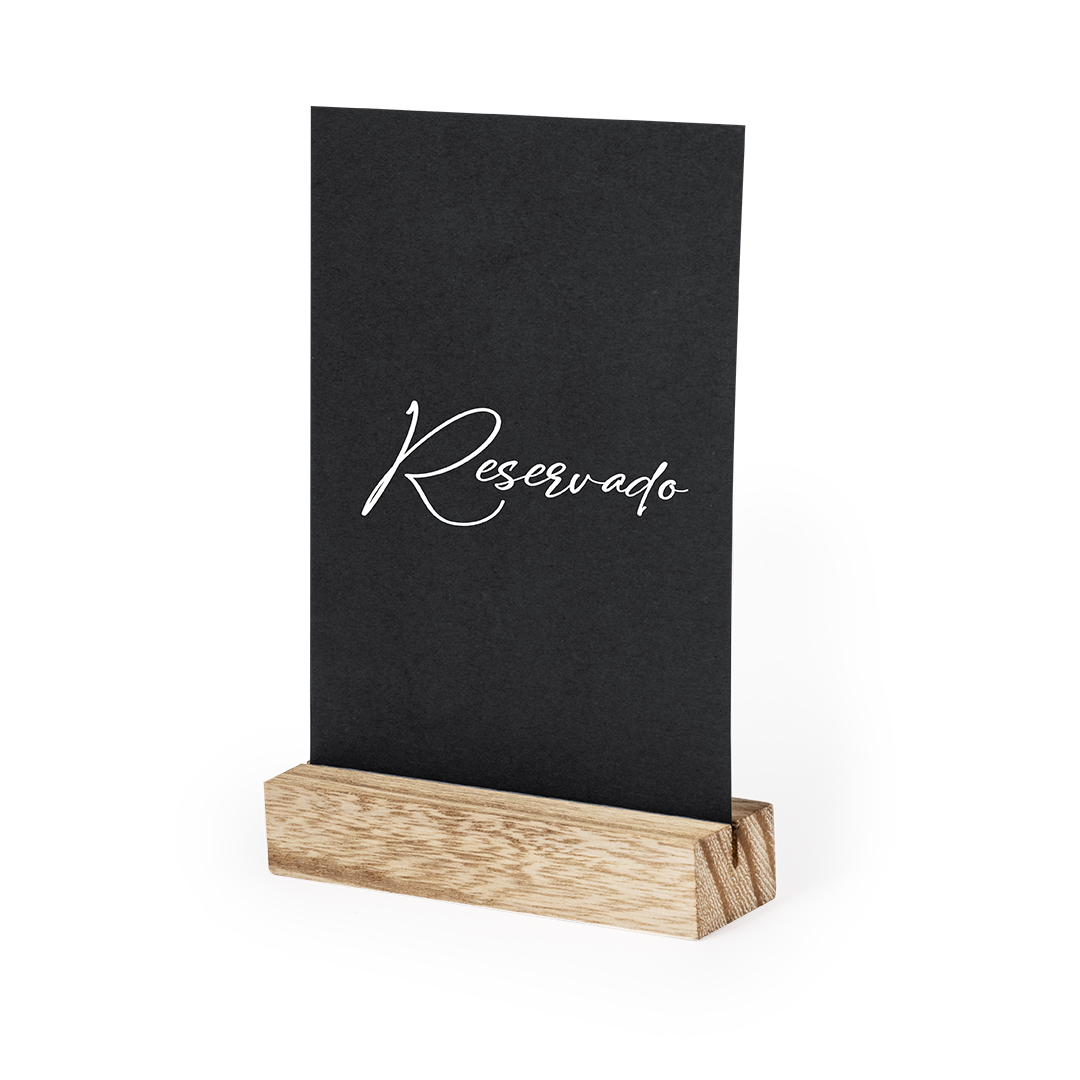Soporte personalizado Keil de madera cuadrado para documentos - Tecnología - Regalo Promocional Personalizado - vista alternativa