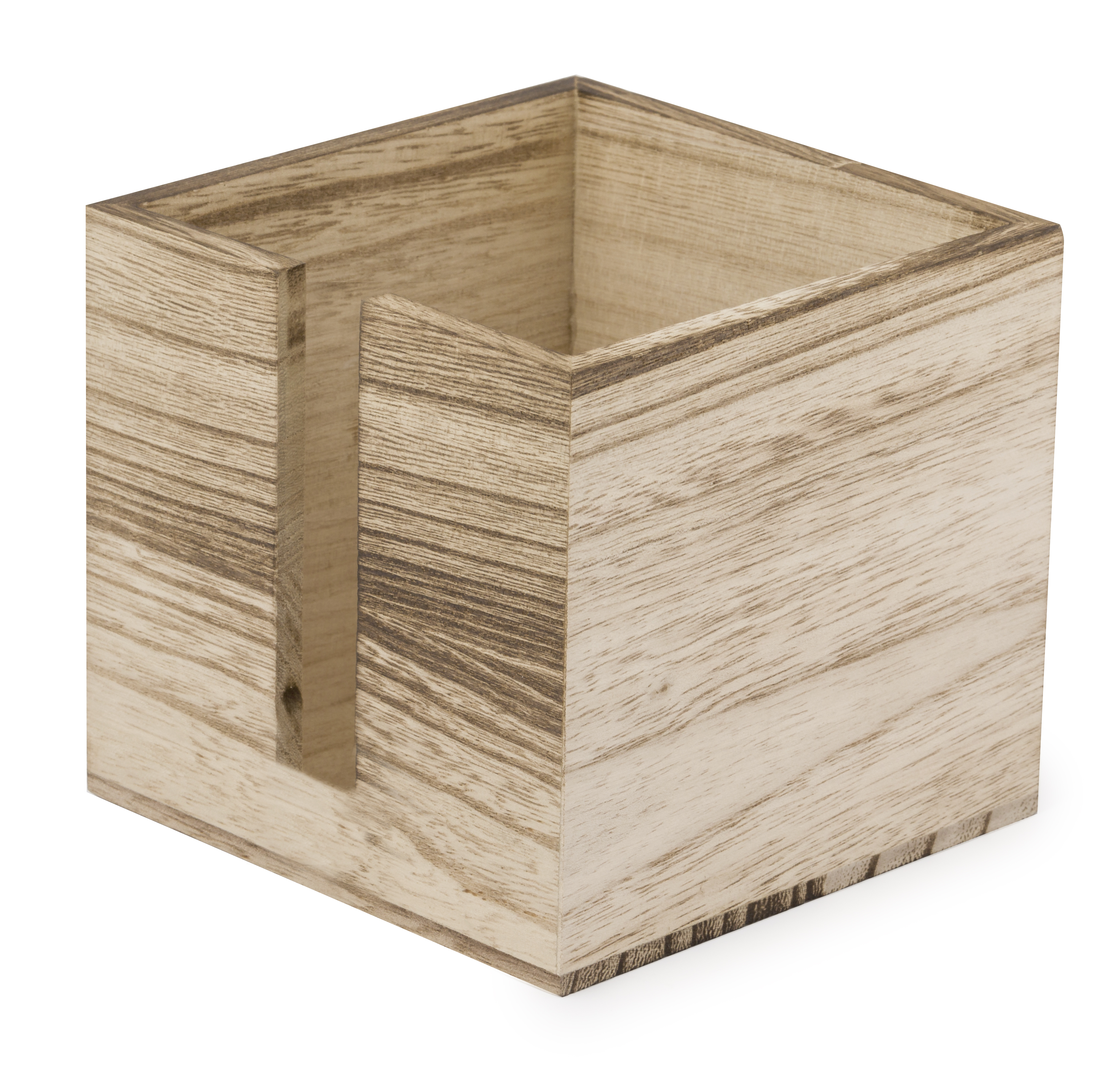 Servilletero personalizado Yingo de madera natural con ranura lateral - Otros accesorios cocina - Regalo Promocional Personalizado - vista alternativa