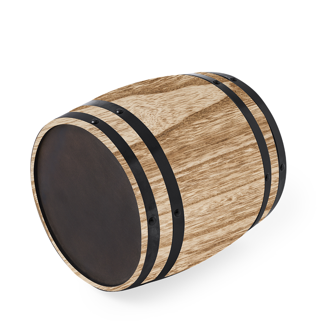Cubitera personalizada Tonend de acero con exterior de madera tipo barril - Otros accesorios bodega - Regalo Promocional Personalizado - imagen 3