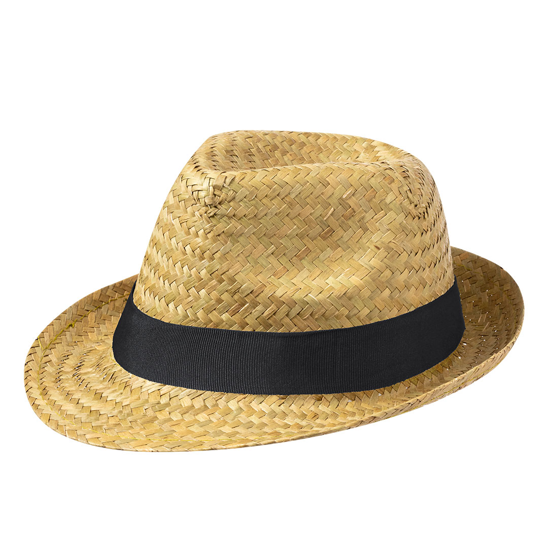 Sombrero personalizado Mestral de paja trenzada en colores naturales