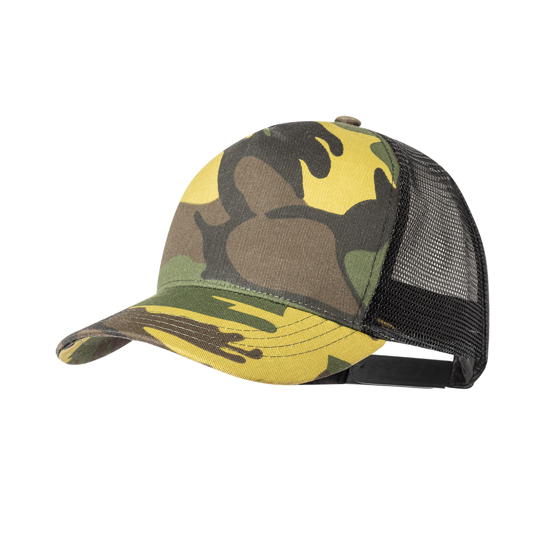 Gorra personalizada Pamper de RPET camuflaje militar