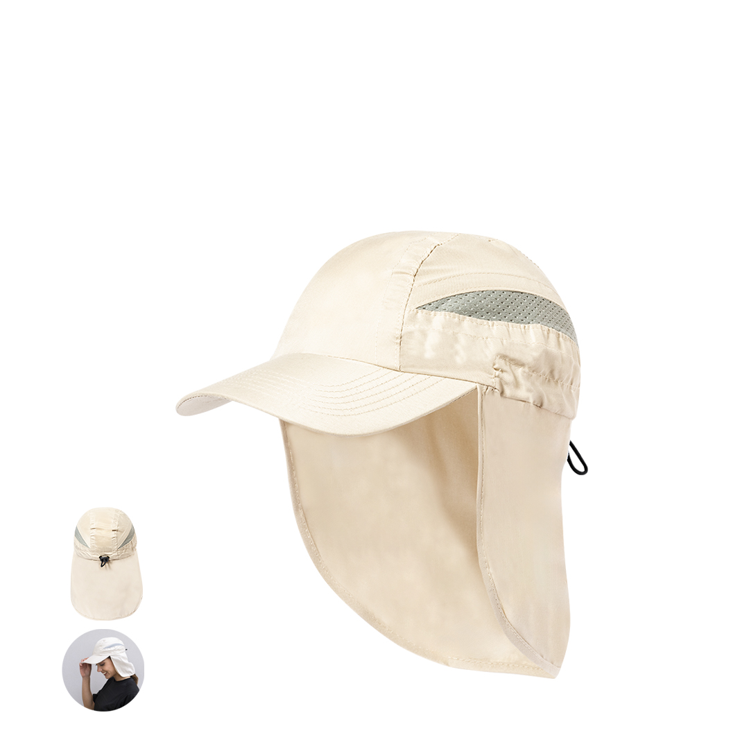 Gorra personalizada Levant deportiva bicolor con protección cuello - Gorras y sombreros - Regalo Promocional Personalizado