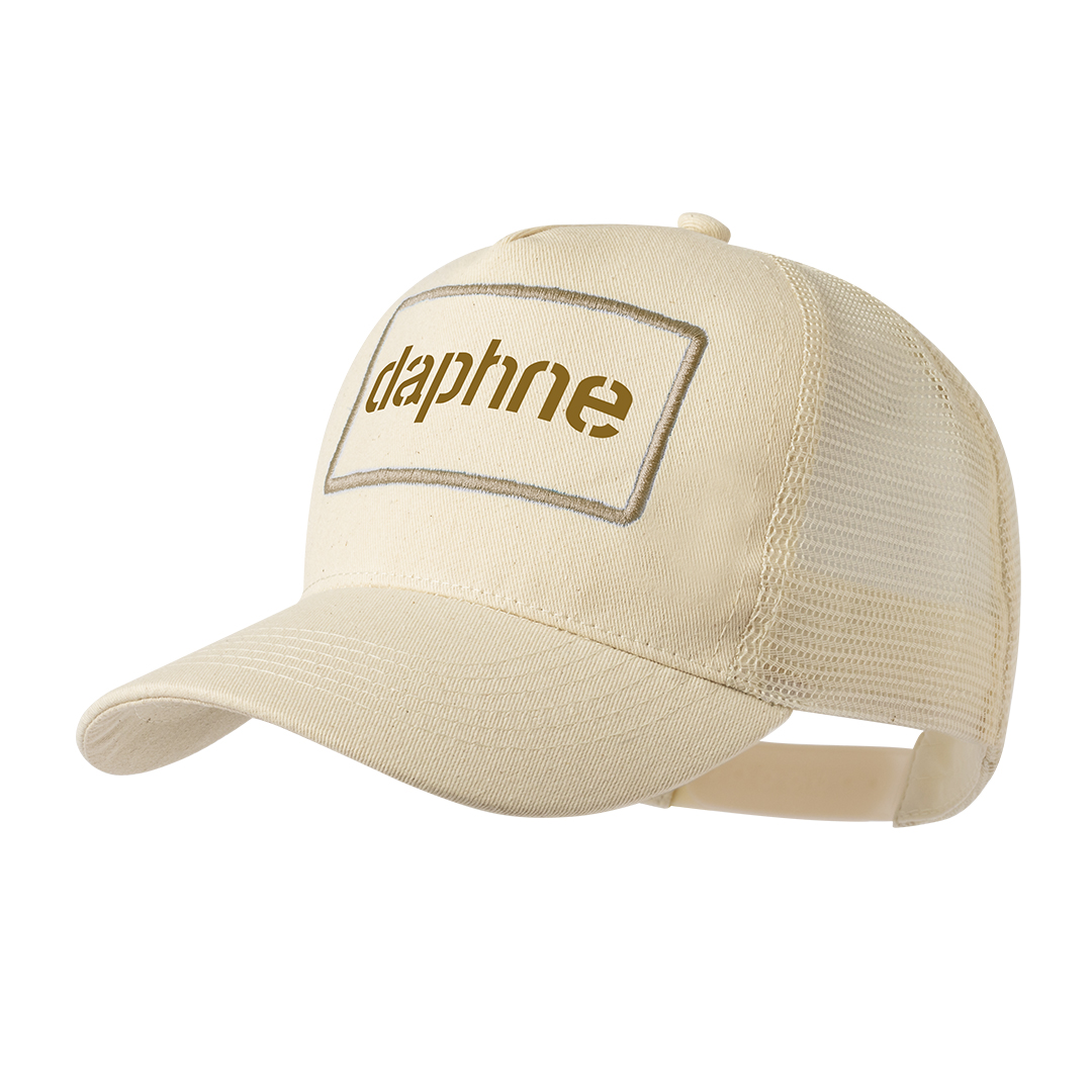 Gorra personalizada Daphne trucker de poliéster RPET