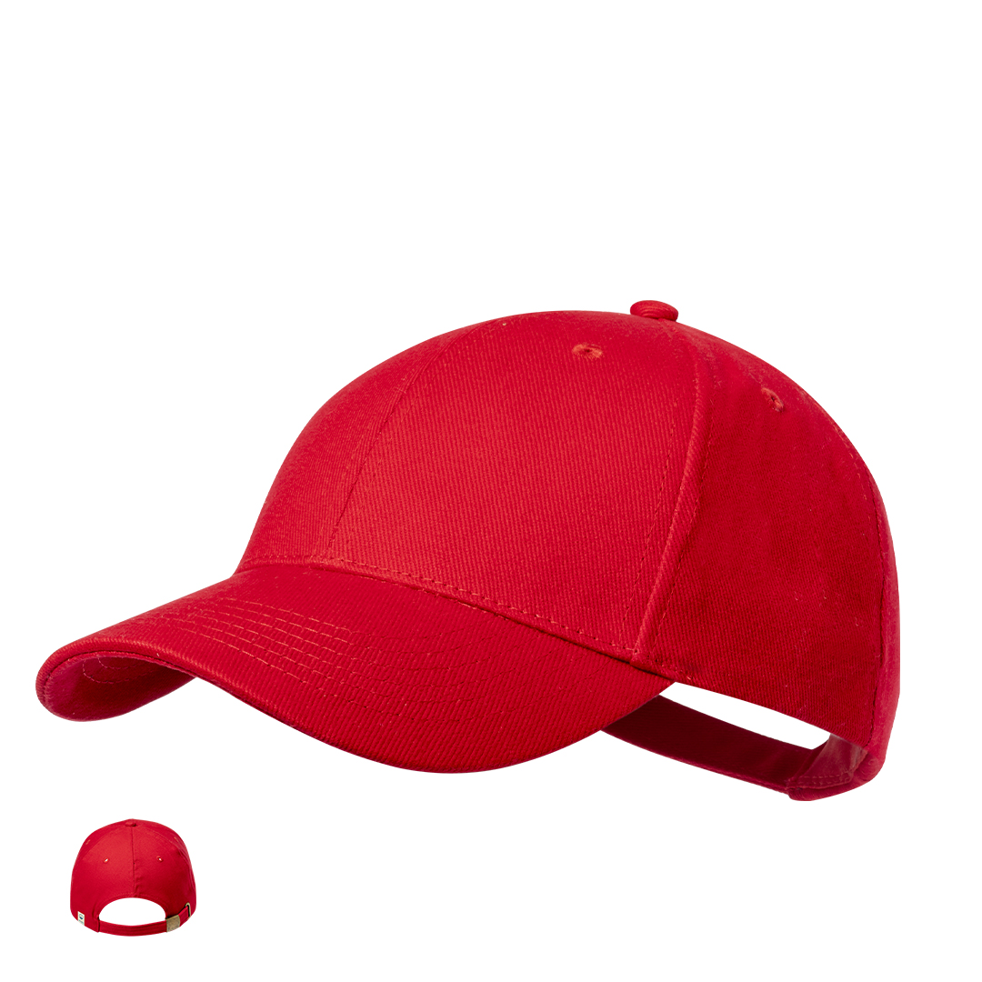 Gorra personalizada Calipso de 6 paneles algodón orgánico - Gorras y sombreros - Regalo Promocional Personalizado