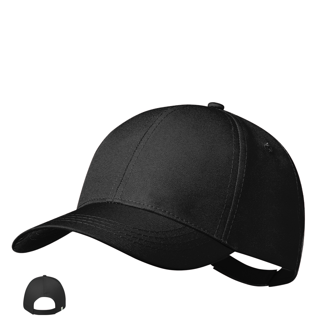 Gorra personalizada Oconor de 6 paneles poliéster RPET - Gorras y sombreros - Regalo Promocional Personalizado