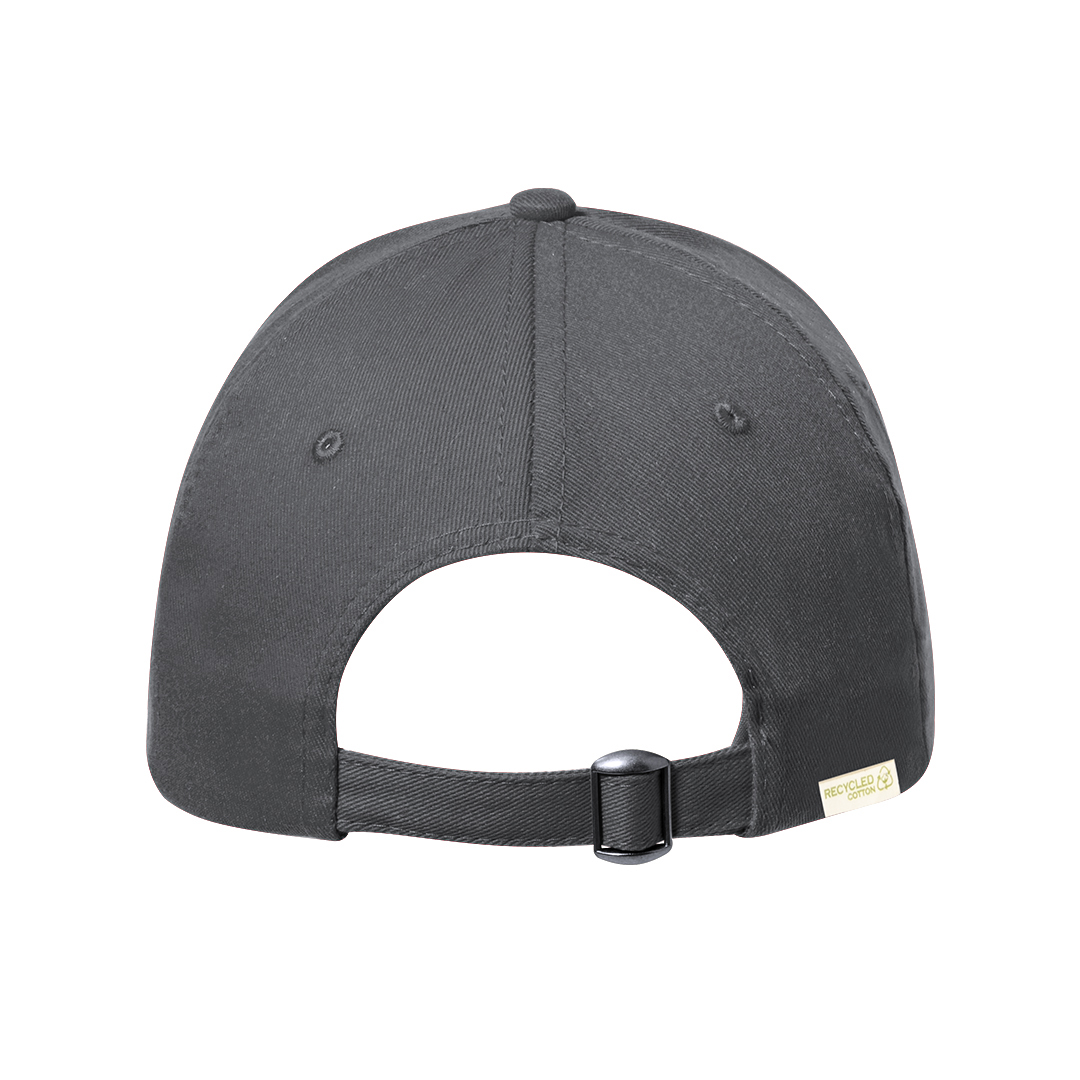 Gorra personalizada Daimat de 6 paneles algodón reciclado - Gorras y sombreros - Regalo Promocional Personalizado - imagen 4