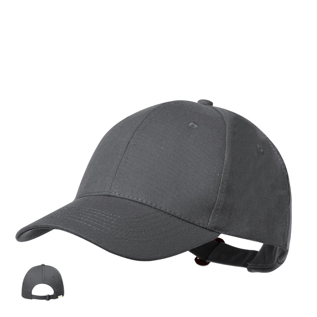 Gorra personalizada Daimat de 6 paneles algodón reciclado - Gorras y sombreros - Regalo Promocional Personalizado