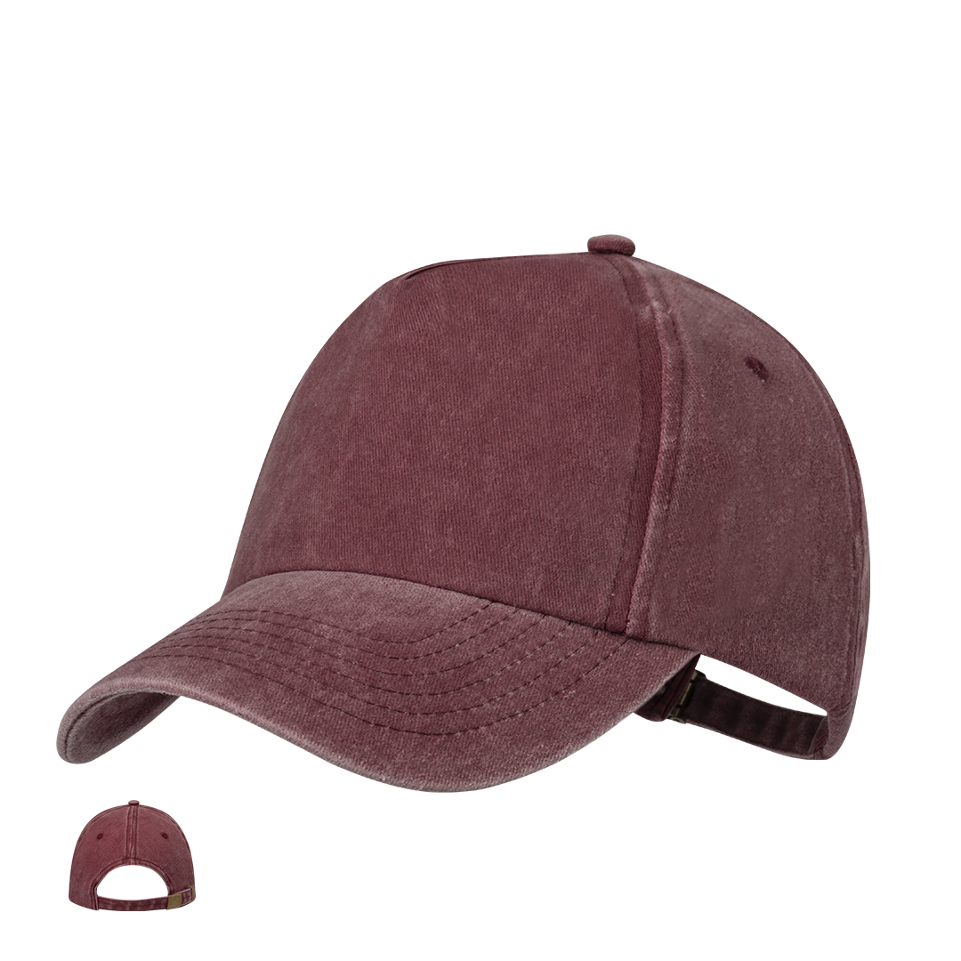 Gorra personalizada Zorp de 6 paneles algodón efecto lavado - Gorras y sombreros - Regalo Promocional Personalizado
