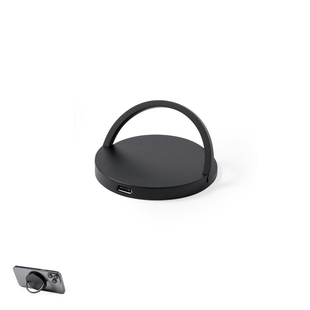 Cargador personalizado Bellmer inalámbrico magnético 15W de aluminio - Tecnología - Regalo Promocional Personalizado