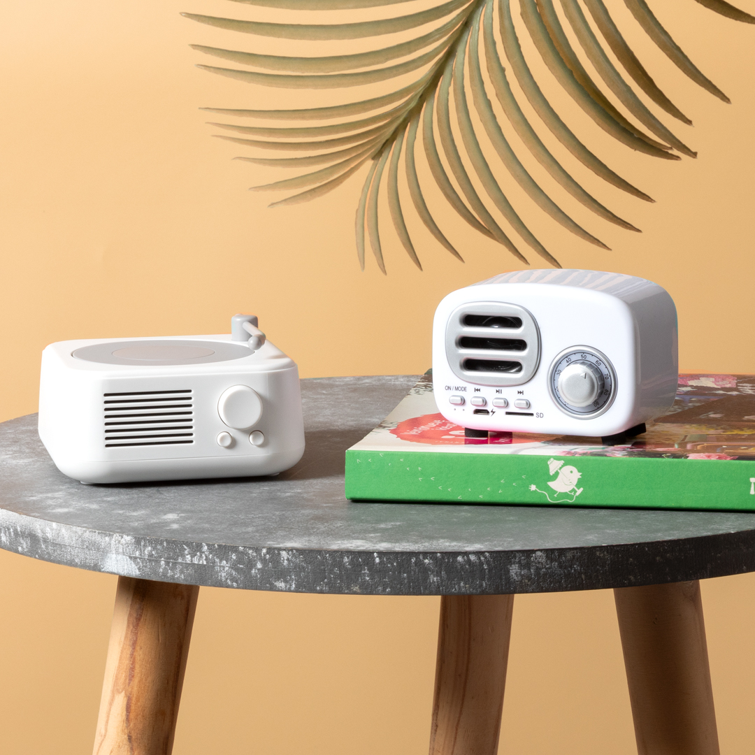 Altavoz Bitels forma tocadiscos con batería 800mAh - Tecnología - Regalo Promocional Personalizado - imagen 3