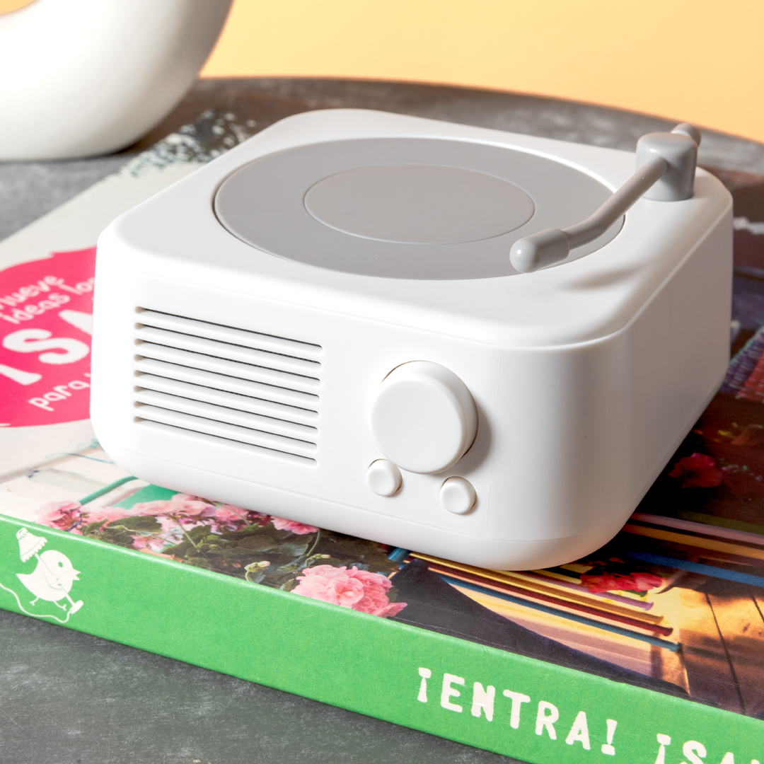 Altavoz Bitels forma tocadiscos con batería 800mAh - Tecnología - Regalo Promocional Personalizado - imagen 5