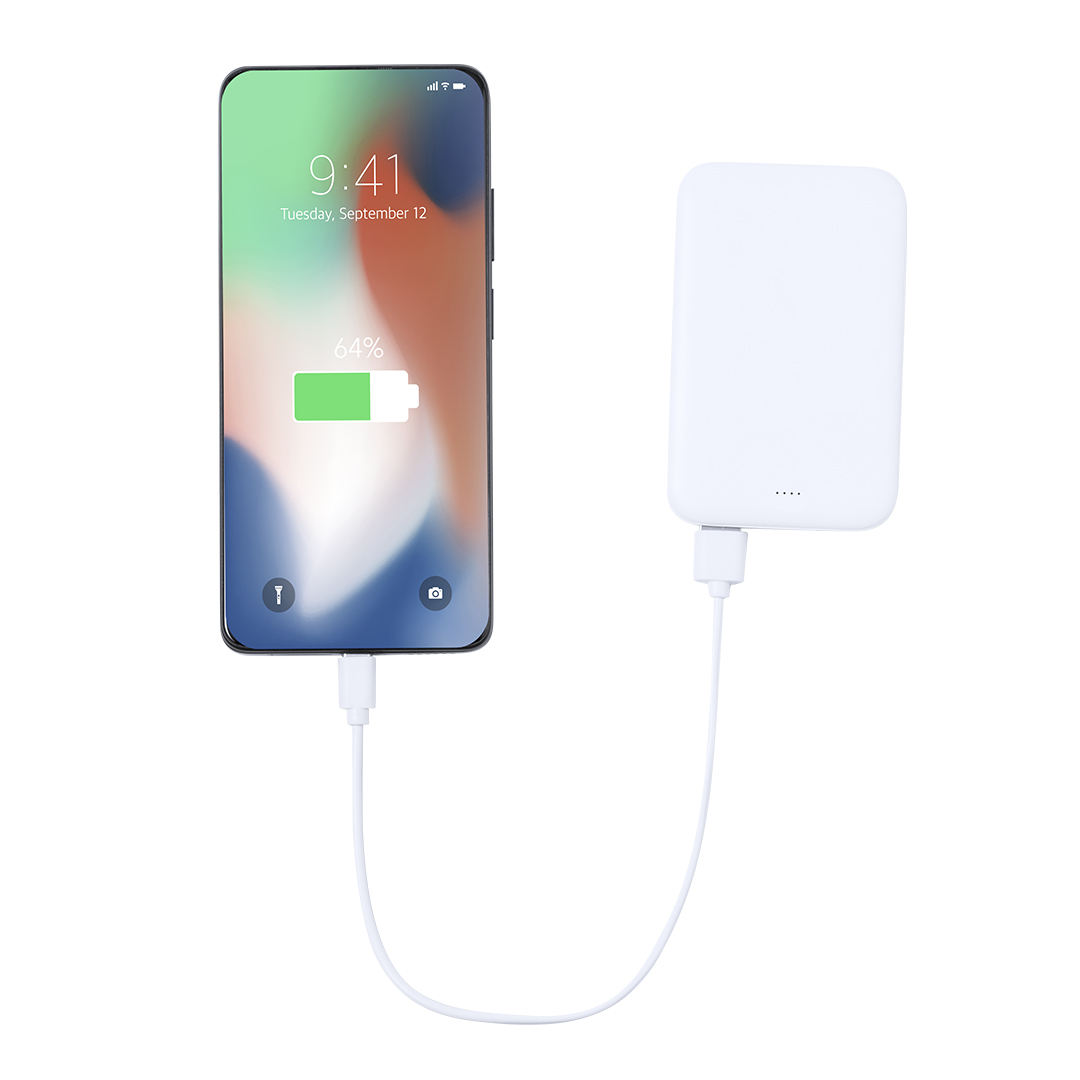 Power Bank personalizada Nawey RCS ultra compacto de RABS de 5000mAh - Tecnología - Regalo Promocional Personalizado - vista alternativa