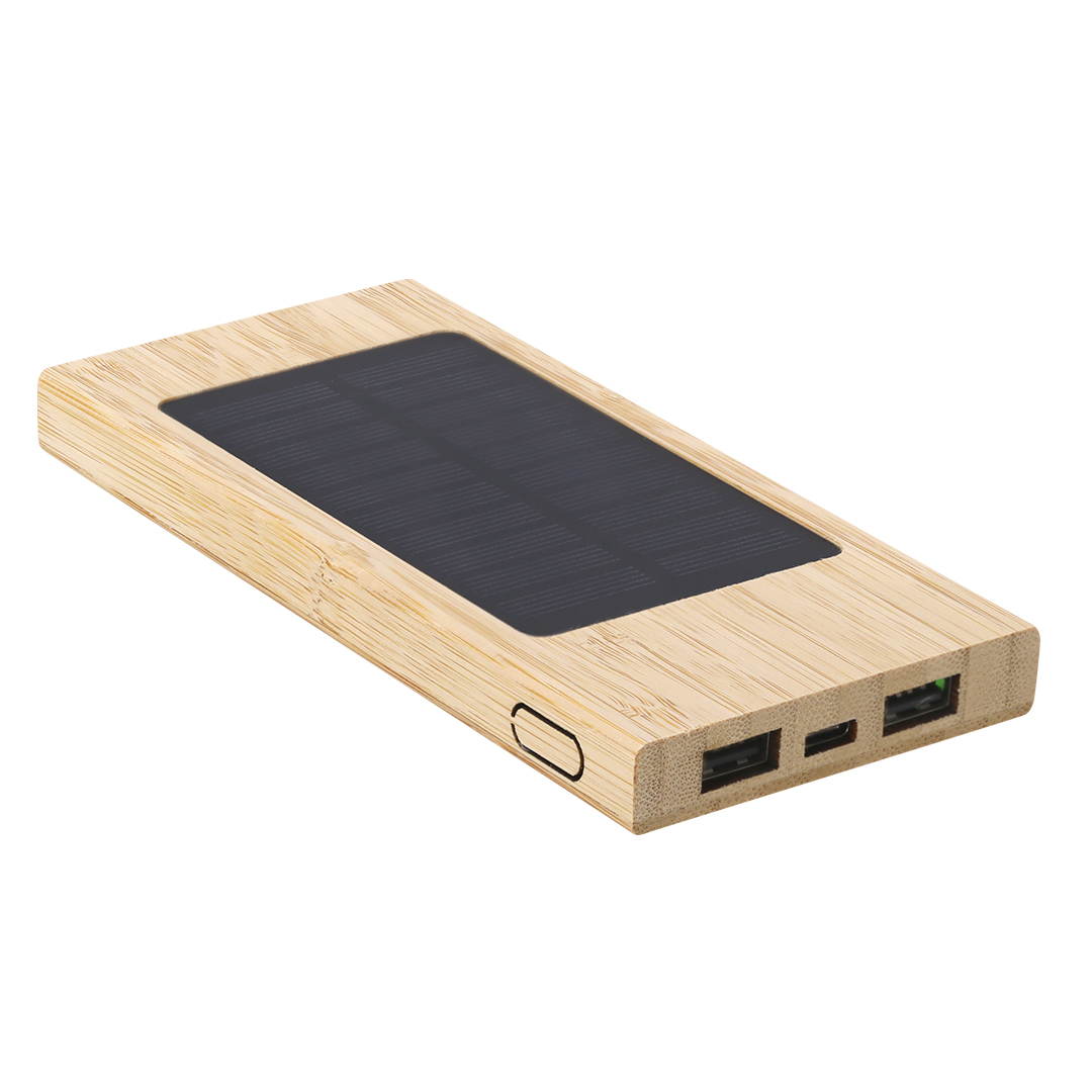 Power Bank personalizada Molden solar de bambú de 4000mAh - Tecnología - Regalo Promocional Personalizado - imagen 2