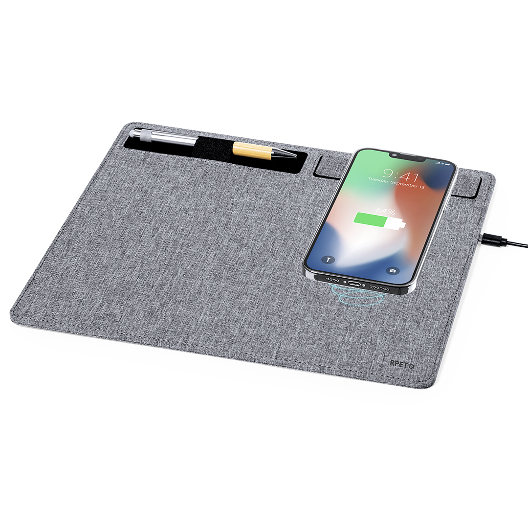 Alfombrilla cargador Deuz RPET con soporte - Tecnología - Regalo Promocional Personalizado - vista alternativa
