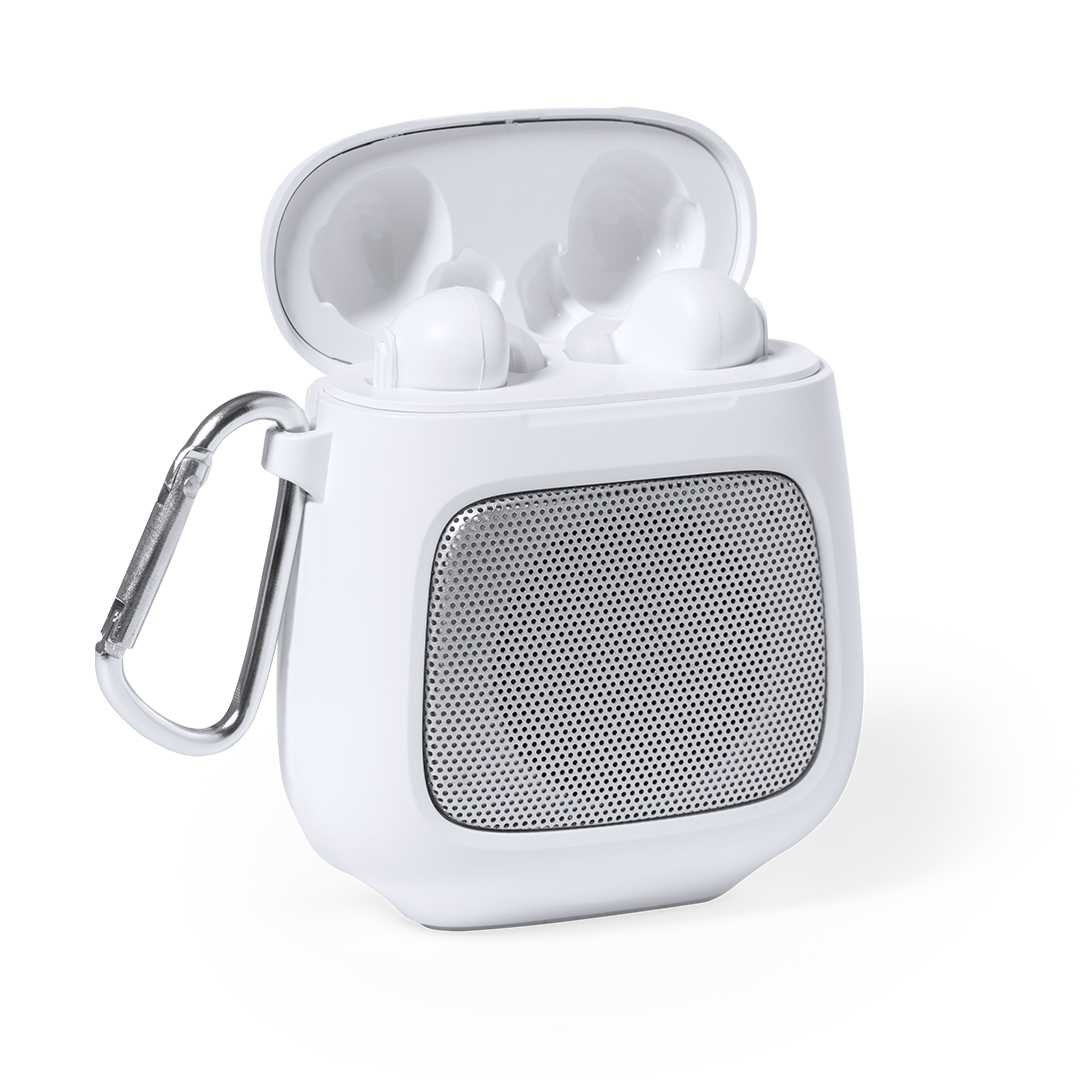 Auriculares Altavoz Boxy Bluetooth 5.0 certificado RoHS - Tecnología - Regalo Promocional Personalizado - vista alternativa