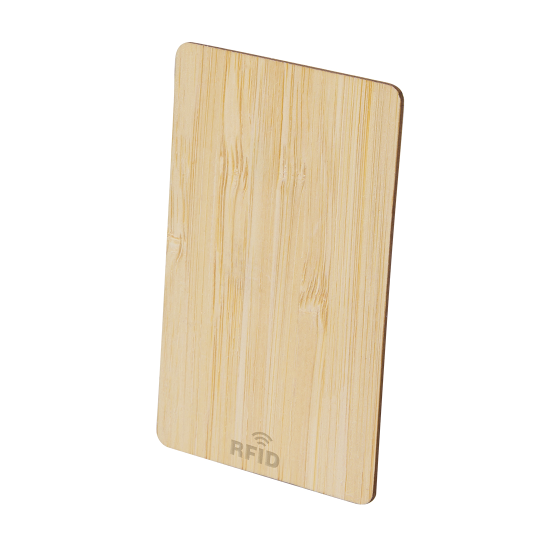 Set de seguridad personalizado Andigo con protección RFID de bambú y caña de trigo - Packs de regalo personalizado - Regalo Promocional Personalizado - imagen 4