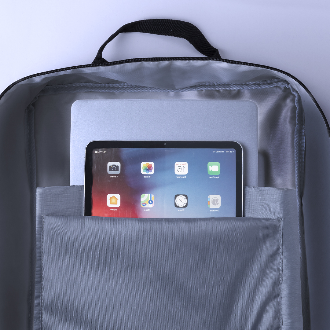 Mochila personalizada Weiter extensible de 600D RPET con cinta maleta - Mochilas personalizadas - Regalo Promocional Personalizado - vista alternativa