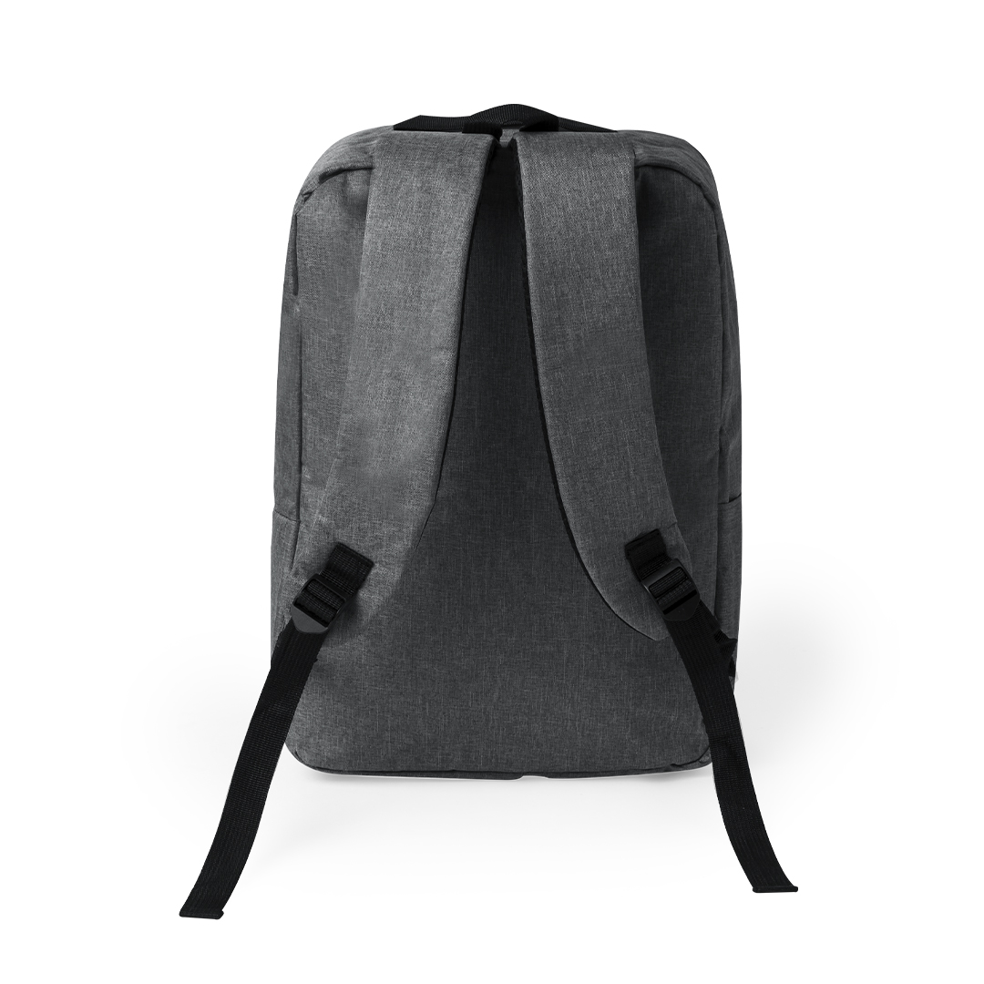 Mochila personalizada Ingria de RPET 600D con tres bolsillos frontales - Mochilas personalizadas - Regalo Promocional Personalizado - imagen 10
