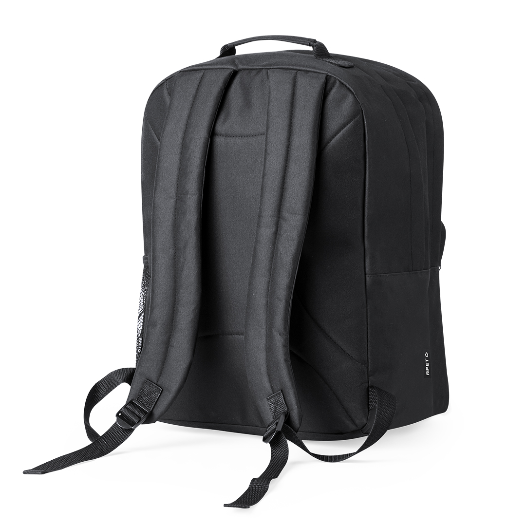 Mochila personalizada Bogart de RPET 600D con compartimentos múltiples - Mochilas personalizadas - Regalo Promocional Personalizado - vista alternativa