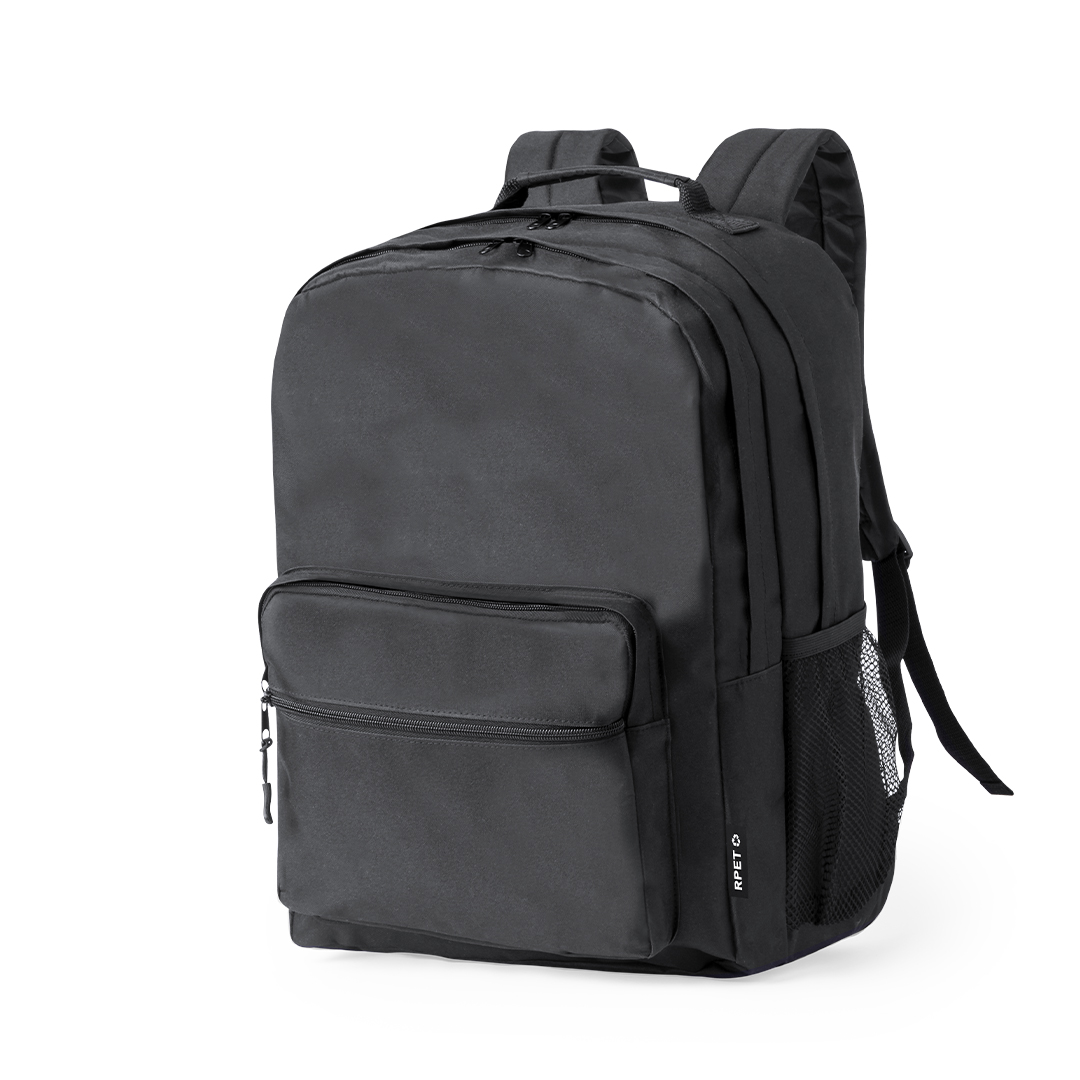 Mochila personalizada Bogart de RPET 600D con compartimentos múltiples - Mochilas personalizadas - Regalo Promocional Personalizado