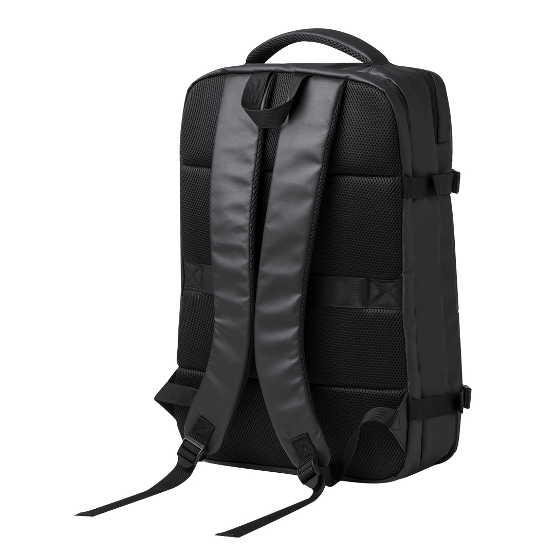 Mochila portadocumentos personalizada Tanen de polipiel urbana con portátil 17" - Mochilas personalizadas - Regalo Promocional Personalizado - vista alternativa