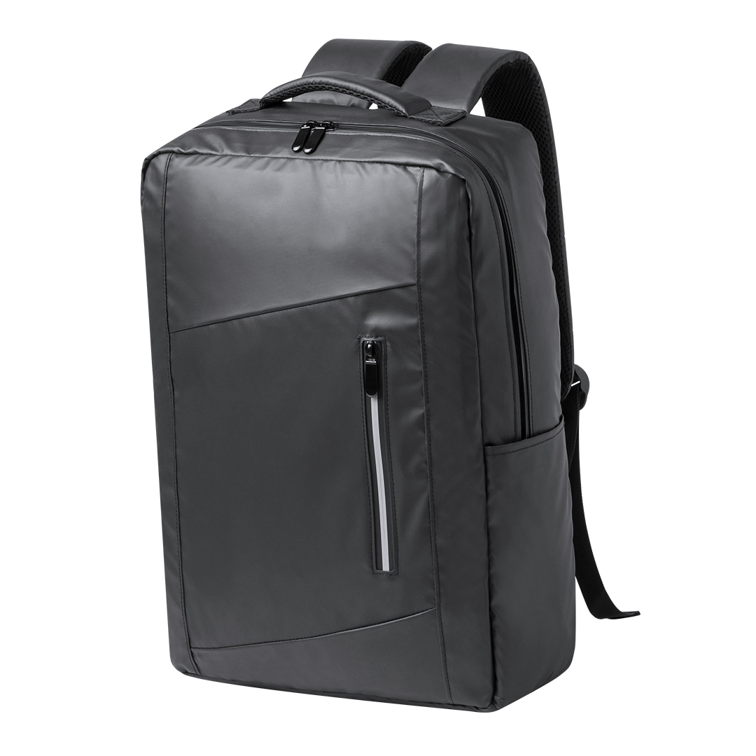 Mochila personalizada Nexera de polipiel urbana con banda reflectante - Mochilas personalizadas - Regalo Promocional Personalizado - vista alternativa