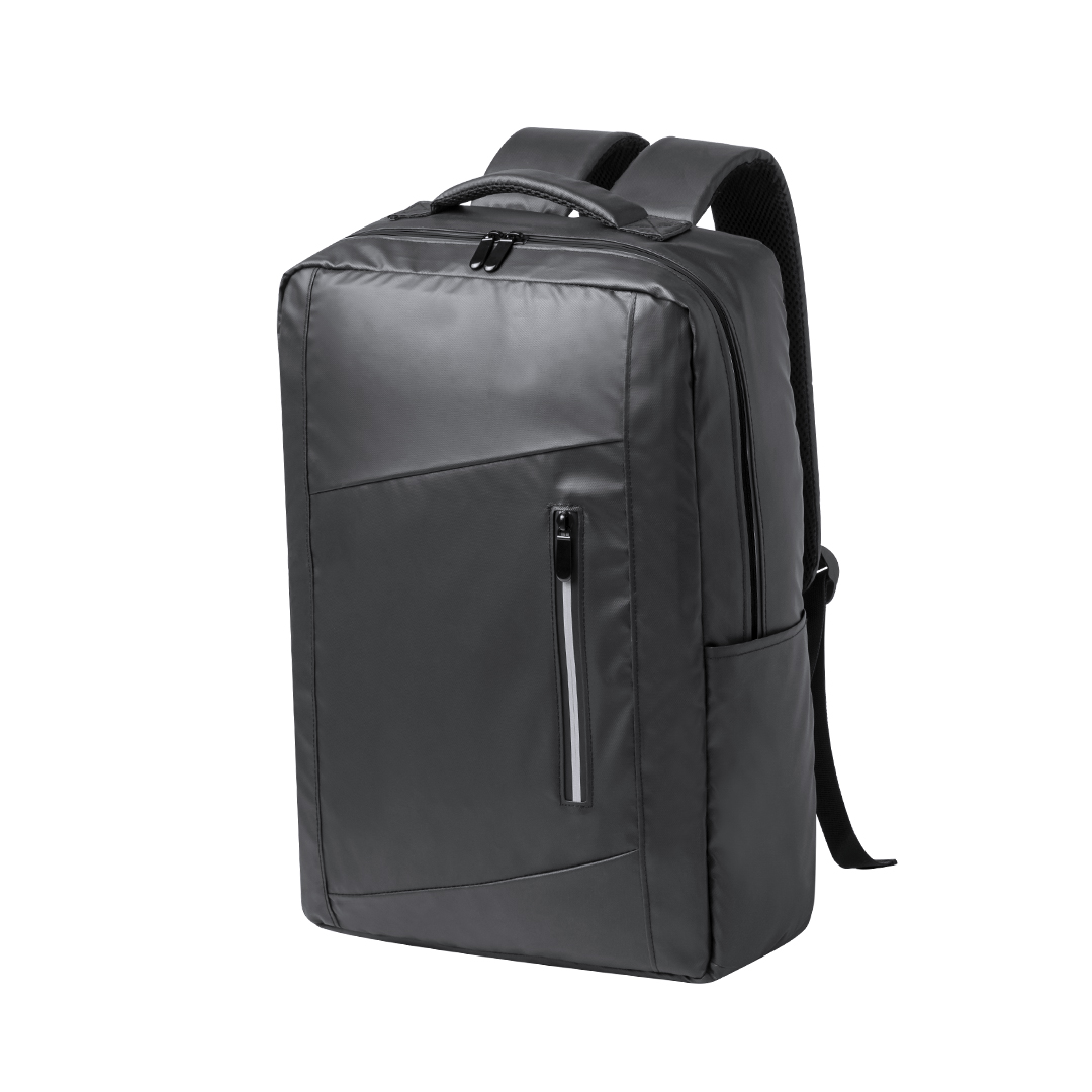 Mochila personalizada Nexera de polipiel urbana con banda reflectante - Mochilas personalizadas - Regalo Promocional Personalizado