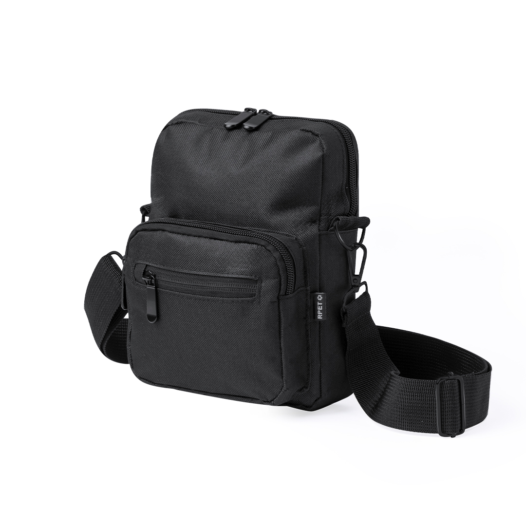 Bandolera Lixia poliéster RPET 600D sostenible - Eventos y congresos - Regalo Promocional Personalizado