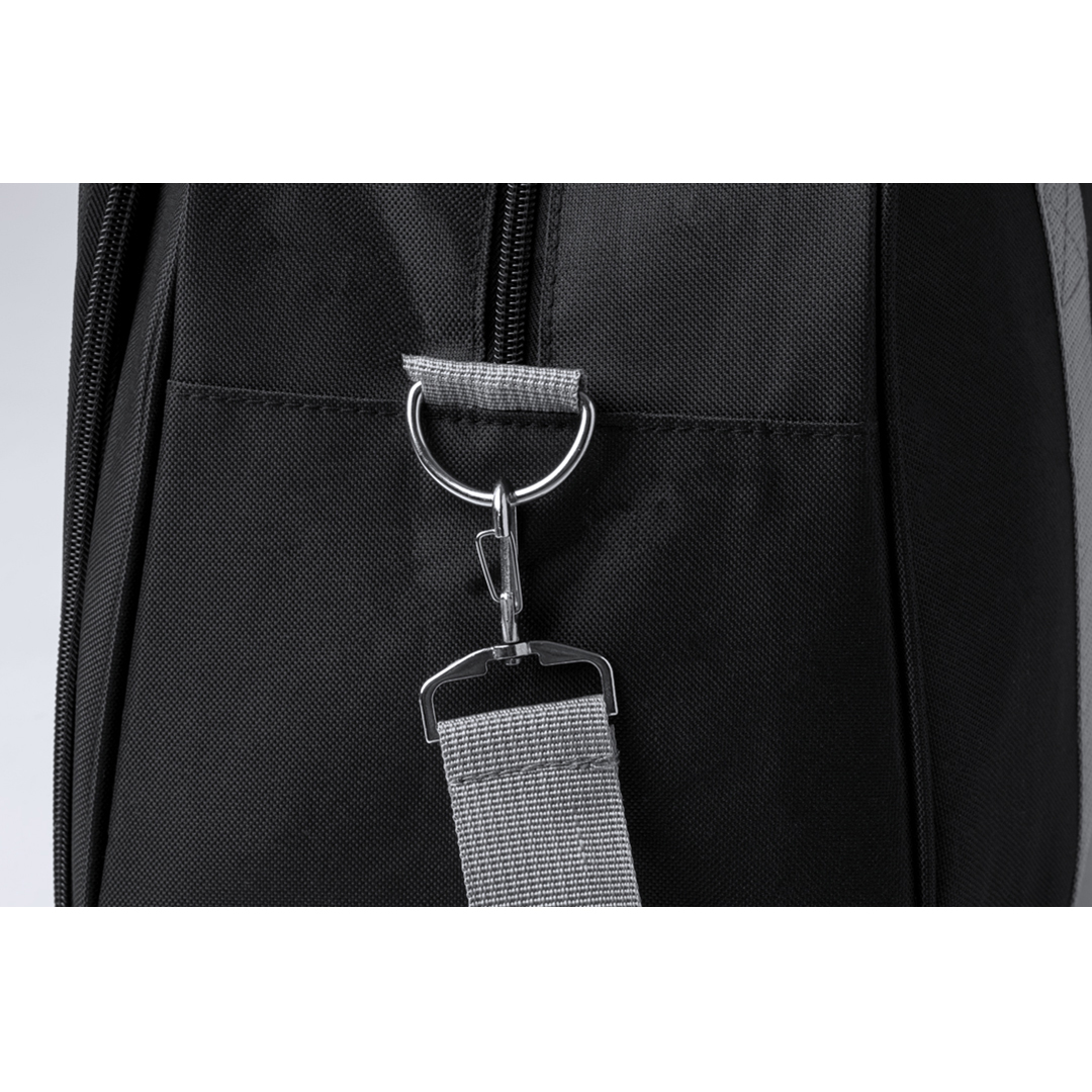 Bolso personalizado Monik de RPET 600D con doble asa y velcro - Bolsas personalizadas de deporte - Regalo Promocional Personalizado - vista alternativa